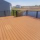 new deck with black railings - Barefoot Construction Building a Low-Maintenance Deck