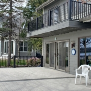 new deck with light grey boards - Barefoot Construction Deck Construction, Basement Finishings and Home Additions