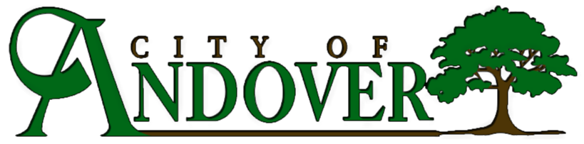 logo graphic for the city of Andover Minnesota - Barefoot Construction Andover deck construction