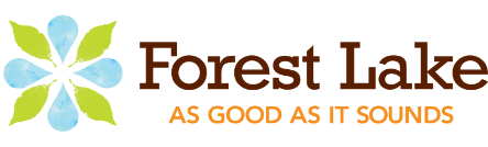 logo graphic for the city of Forest Lake Minnesota - Barefoot Construction Forest Lake deck construction