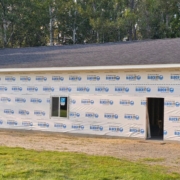 home addition with dark grey roof - Barefoot Construction home addition Ham Lake Minnesota