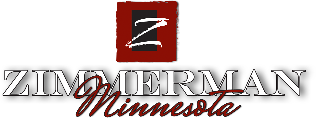 logo graphic for the city of Zimmerman Minnesota - Barefoot Construction Zimmerman deck construction
