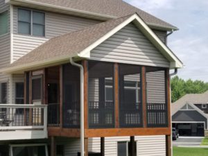 screened in porch home addition - Barefoot Construction cost to build a screened-in porch MN