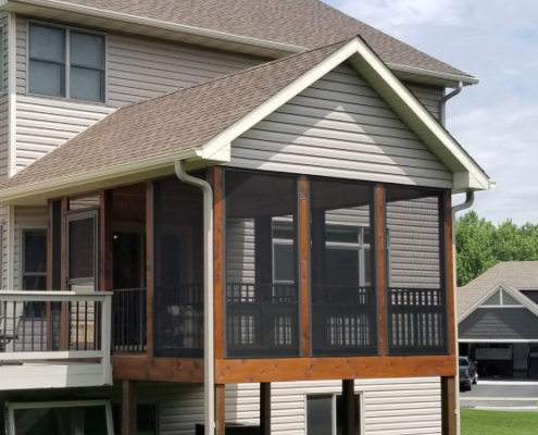 screened in porch home addition - Barefoot Construction cost to build a screened-in porch MN