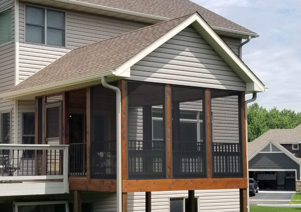 screened in porch home addition - Barefoot Construction cost to build a screened-in porch MN