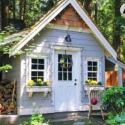 BarefootConstruction-Accessory-Dwelling-Unit-070620261 exterior of an ADU with a pile of firewood - Barefoot Construction Accessory Dwelling Unit